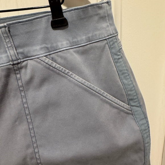 SPANX Coastal Blue Twill Shorts Size 3X - Picture 12 of 12